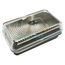 Jokon PL130 13.5011.001 Rectangular Caravan Motorhome White Front Marker Light Lamp